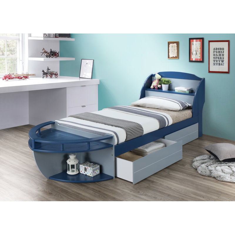 Kids Platform Bed With Storage bmpcentral